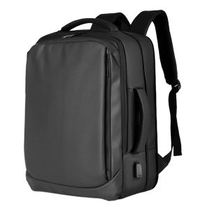 Mochila Ejecutiva Antirrobo Impermeable para Laptop con Puerto USB Expandible