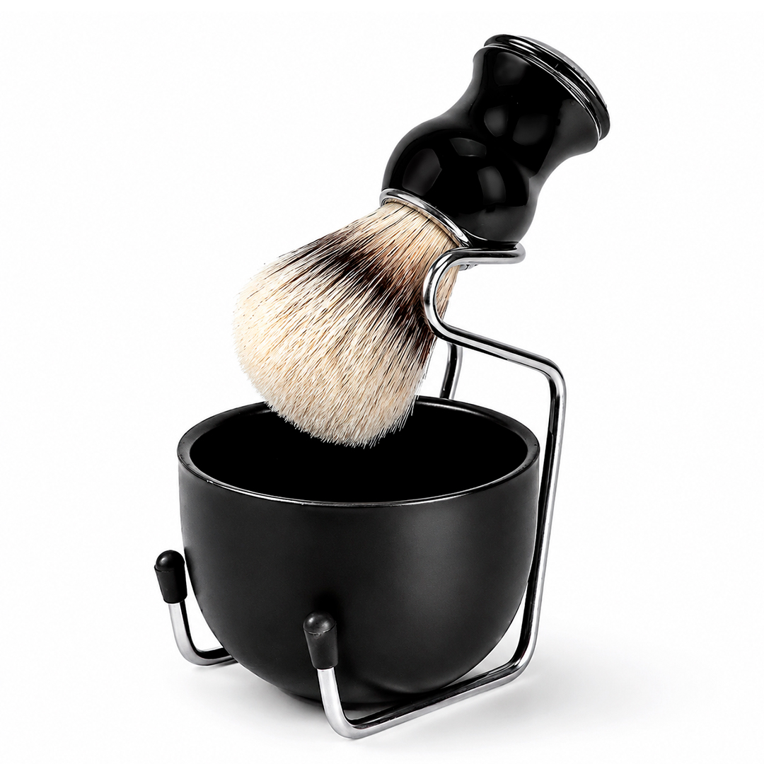 Kit de Afeitado con Brocha, Bowl y Soporte - Imagen 3