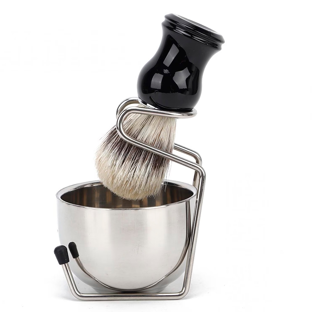 Kit de Afeitado con Brocha, Bowl y Soporte - Imagen 4